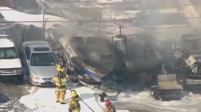 Watch Fla. Crash Witness: Flames "Ate The Plane Up" Video