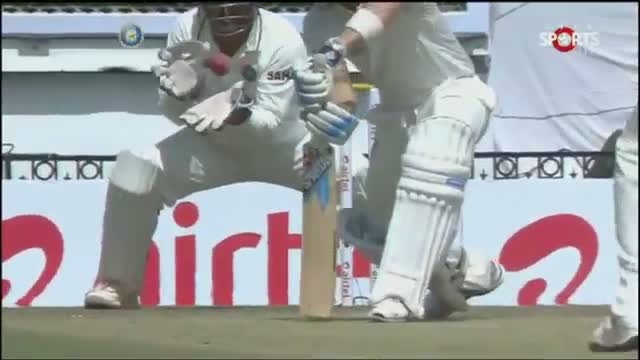 Watch India v Australia 3rd Test at Mohali 2013 - Dhoni Brilliant Keeping Video