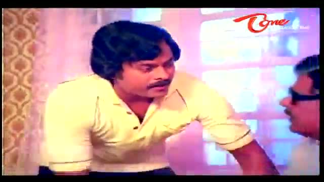 Watch Telugu Comedy Scenes from Chiranjeevi's Tingu Rangadu Movie - Chiranjeevi's Challenge to Naga Bhushanam - Telugu Cinema Movies Video