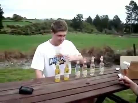 Watch How NOT To Drink A Six Pack In Six Minutes Video
