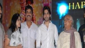 Watch Nagarjuna At Hero Sushanth Birthday Celebrations Pics Video