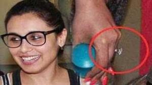 Watch SPOTTED: Rani Mukherjee spotted an engagement ring! Video