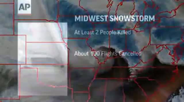 Watch Midwest Hit by Powerful Spring Snowstorm Video