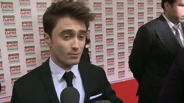 Watch Daniel Radcliffe talks Frankenstein and horror at the Empire Awards. Video