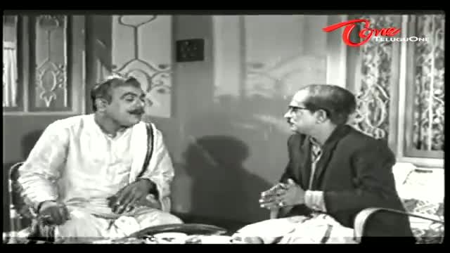 Watch Telugu Comedy Scene From Bomma Borusa Movie - Hilarious Scene Between Nagabhushanam & Allu Ramalingaiah - Telugu Cinema Movies Video
