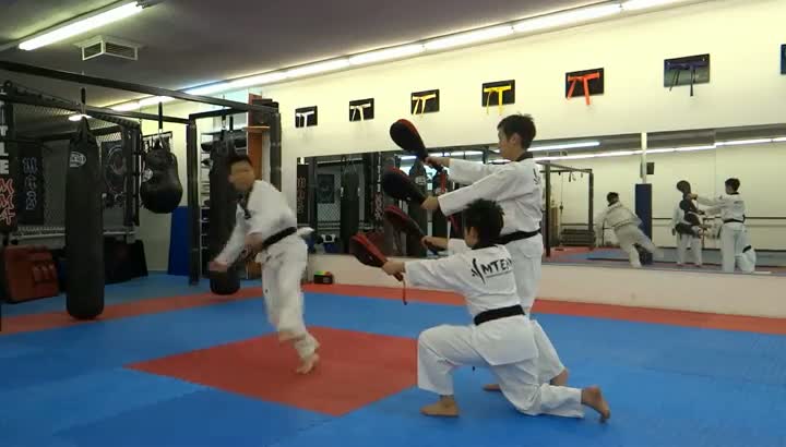 Watch Amazing Quadruple (720) Round House Kick Video