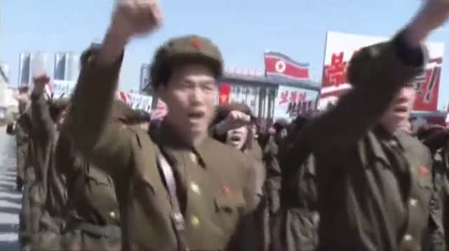 Watch War Cries in North Korea, but No Battle Expected Video