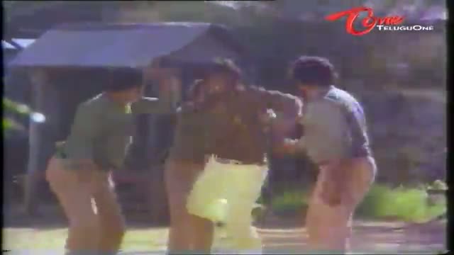 Watch Telugu Comedy Scene From Makutamleni Maharaju Movie - Chandra Mohan Funny Scene With Goons - Krishna and Sridevi's Makutam Leni Maharaju - Telugu Cinema Movies Video