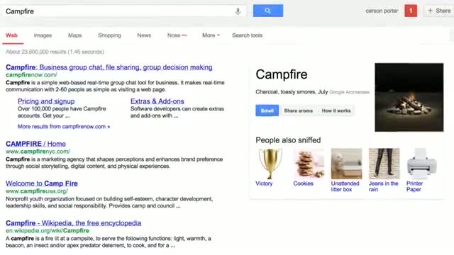 Watch Introducing Google Nose Video