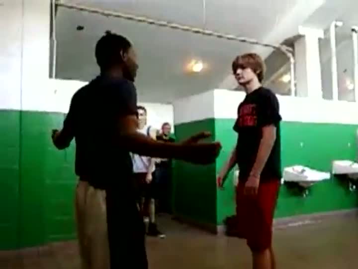 Watch White Boy Beats Down Black Dude Talking Smack Video