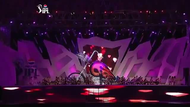 Watch PEPSI  IPL 2013 Opening Ceremony - SRK, Bappi Da & Usha Uttup Performance Video