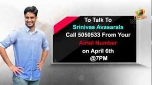 Watch To Talk To Srinivas Avasarala Call 5050533 on April 6th at 7 PM - Aravind 2 Video