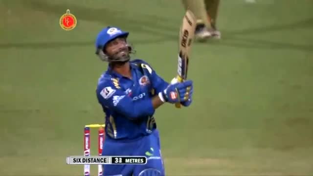 Watch Outstanding Batting by D Kartik - IPL 2013 - RCB vs MI - Match 2 Video