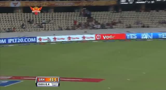 Watch Four hit by Sangakara off Angelo Matthews in over 6.5 - SH vs PW - PEPSI IPL 6 - Match 3 Video