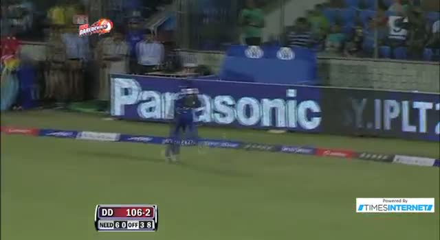 Watch Four hit by David Warner off Kevon Cooper - DD vs RR - PEPSI IPL 6 - Match 4 Video