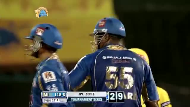 Watch 1st Inning Sixes - CSK vs MI - PEPSI IPL 6 - Match 5 Video