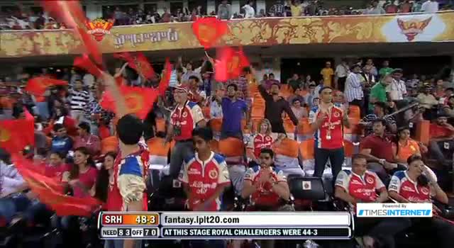 Watch Wicket of Ashish Reddy taken by Murali - SH vs RCB - PEPSI IPL 6 - Match 7 Video