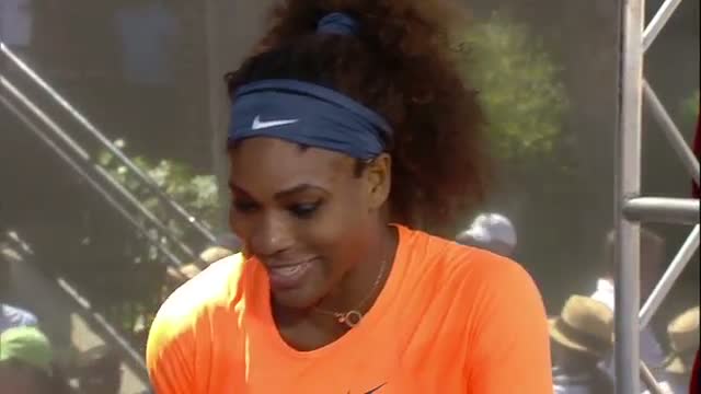 Watch Serena Discusses Defeating Venus Video