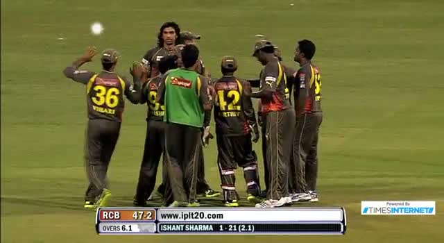 Watch Wicket of Chris Gayle taken by Ishant Sharma - RCB vs SH - PEPSI IPL 6 - Match 9 Video