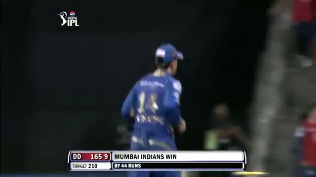 Watch Winning Moments - MI vs DD - PEPSI IPL 2013 - Match 10 Video
