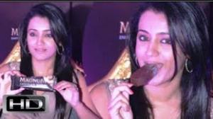 Watch Trisha at Magnum Ice Cream Launch Video