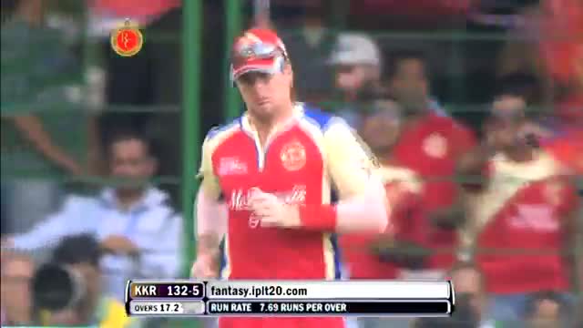Watch Wickets - RCB vs KKR - PEPSI IPL 2013 - Match 12 Video