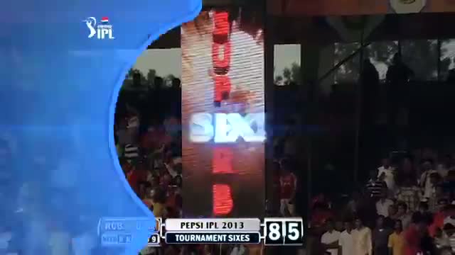 Watch Sixes - RCB vs KKR - PEPSI IPL 2013 - Match 12 Video