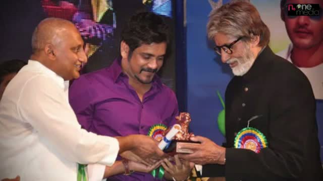 Watch Nagarjuna Amala at Nandi Awards 2013 Presentation Video