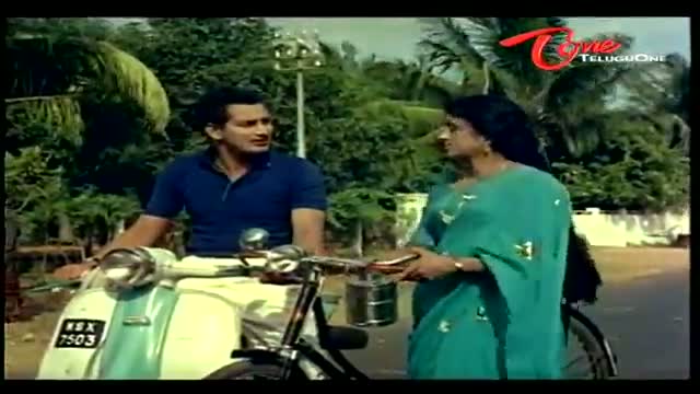 Watch Telugu Comedy Scene From Thene Manasulu Movie - Krishna Teases A Girl On Road - Telugu Cinema Movies Video
