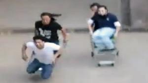 Watch Shopping Cart Race Video