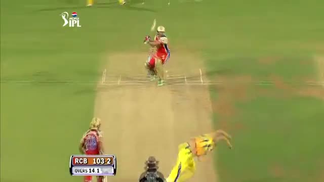 Watch 1st Inning Outstanding Batting by AB de Villiers - CSK vs RCB - PEPSI IPL 2013 - Match 16 Video