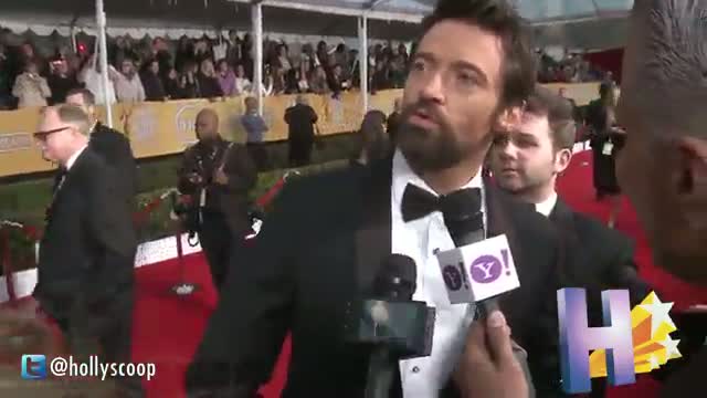 Watch Hugh Jackman's Crazed Female Fan Arrested For Gross Stunt Video