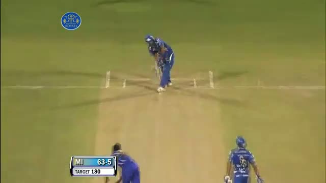Watch Wickets lost by Mumbai Indians: 2nd Inning - RR vs MI - PEPSI IPL 6 - Match 23 Video