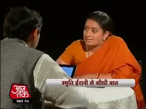 Watch Smriti Irani talks to Rahul Kanwal about the BJP Video