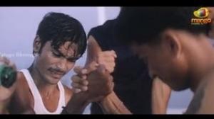 Watch Sowrya Movie Scenes - Dhanush arm wrestling with a burmese man - Mariyaan Hero Dhanush, Aparna - Telugu Cinema Movies Video