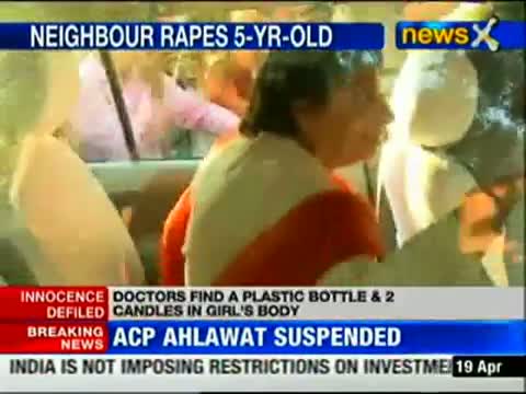 Watch Masoom rape case: Protestors stop Kiran Walia from meeting the victim Video