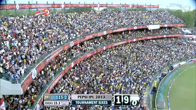 Watch Sixes struck by Mumbai Indians - DD vs MI - PEPSI IPL 6 - Match 28 Video