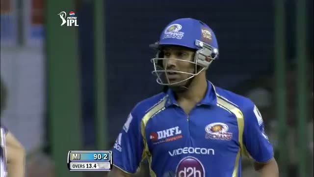 Watch Rohit Sharma star as Mumbai Indians score 161 in 1st Innings - DD vs MI - PEPSI IPL 6 - Match 28 Video