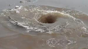 Watch Monstrous Whirlpool Eats Everything Video