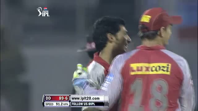 Watch Full Match Wickets - DD vs KXIP - PEPSI IPL 6 - Match 32 Video
