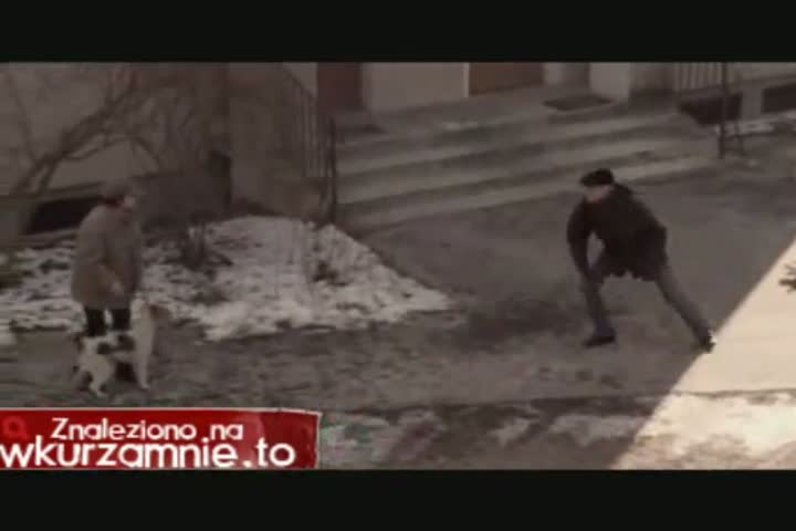 Watch Old Man Throws Dog Poop At Dog Owner Video