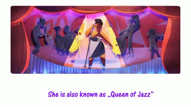 Watch Ella Fitzgerald's 96th Birthday - Google Doodle Video