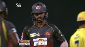 Watch Shikhar Dhawan's gutsy Half-Century: 1st Inning - CSK vs SH - PEPSI IPL 6 - Match 34 Video