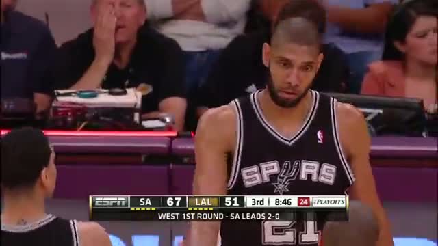 Watch Spurs Cruise To 3-0 Lead Over Lakers Video