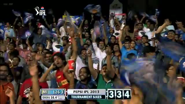 Watch Sixes by Mumbai Indians - PEPSI IPL 6 - MI vs KXIP - Match 41 Video