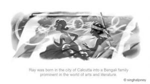 Watch Satyajit Ray Honoured with Google Doodle Video