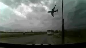 Watch Camera capture Boeing 747 Crash in Bagram - Bagram 747 Crash Video