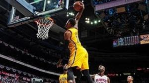 Watch NBA: Paul George's BIG slam in Atlanta! Video