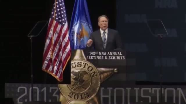 Watch LaPierre: NRA, Members Will Never Surrender Guns Video