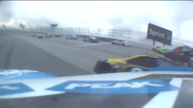 Watch NASCAR: Car flips at Talladega: In-car cameras - Dale Earnhardt Jr., Clint Bowyer, Michael Waltrip Video